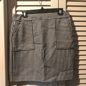 Striped Wool Skirt